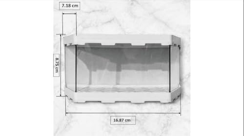 Image of Zebra Polymers Stackable Vertical Display Rack for Die Cast & Scale Models (1:43 /1:32 /1:34 /1:44) | Modular Toy Car Storage Rack & Hot Wheels Display Stand 1 Box