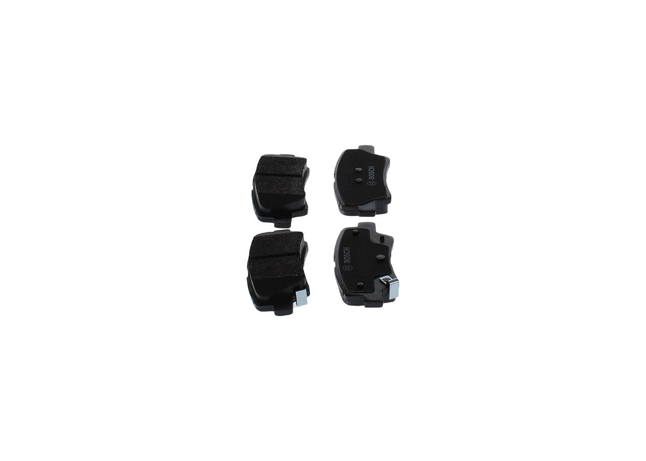 Bosch BP1942 - Pastiglie Freni Auto, Asse Posteriore - Qualità Bosch - Riduzione del Rumore e della Polvere - Certificazione ECE-R90 - Senza Rame - 1 Confezione da 4 Pastiglie