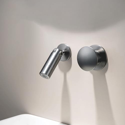 Robinets de salle de bain encastrés gain de place pour mitigeur lavabo laiton