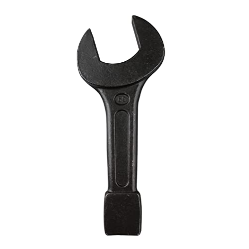 Eastman Slogging Spanners Wrench with 46mm Open End & Ring End Chrome Vanadium Steel Auto-Black Finish Wrench for Removing Very Tight Nuts and Bolts (E-2081)