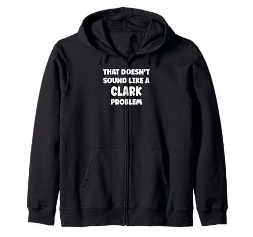 Clark Personalized Custom Boys Clark Name Sudadera con Capucha
