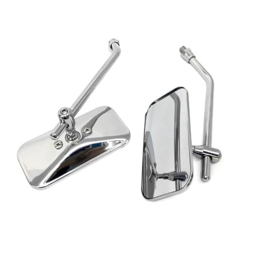 Espejos rectangulares para moto cruiser y chopper en rutas de carretera
