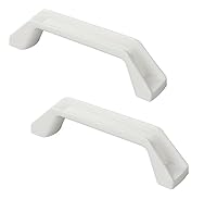 blntackle76 Set Wohnwagen Caravan Rangiergriff 2er oder 4er Set, 180 mm, Kunststoff, weiß, Anhänger Einstiegs-Hilfe, Griff (2 Stück Rangiergriffe)