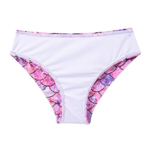 Image of ALISISTER Girls Swimsuit 3 Piece Bathing Suits Flounce Bikini Tankini Set Beach Swimwear with Cover Ups Skirt for 3-8 Years