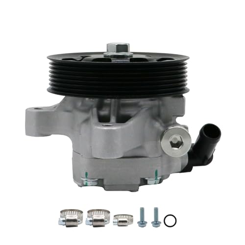 Image of 21-5419 Power Steering Pump with Pulley Fits for 2011-2002 Honda CR-V, Power Assit Pump Assembly Replace # 56110-PNB-306, 96-5419