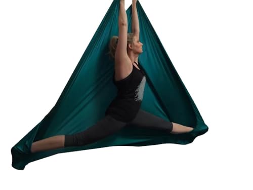 Image of F.Life Aerial Silk Yoga Hammock & Swing for yoga Inversion,Strength training,starter hardware kit