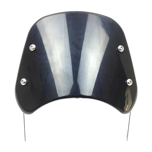 Pare-brise moto carbone réglable pour phare rond de 6,5 à 9,45 pouces