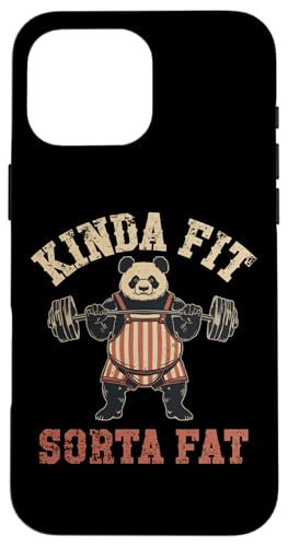 Kinda Fit Sorta Fat Funny Panda W tBbglX EGCgteBO X}zP[X iPhone 16 Pro Max p
