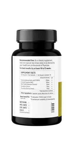 Image of Tudca Advance Liver Detox & Gut Health | Milk Thistle, NAC & TUDCA | Supports Fatty Liver, Digestive Health & Detoxification - 30 Vegan Liquid Capsules