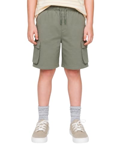 Image of Alan Jones Clothing Boys Cargo Shorts | Heavy GSM Cotton Blend Fabric | Kids & Boys Age 5-16 Years