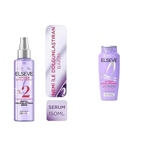 Elseve Hydra [hyaluronic] Nem Dolduran Şampuan 300ml Nem İle Dolgunlaştıran Serum 150ml Seti