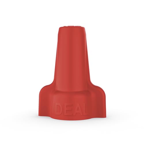 Ideal Electrical Wing-Nut Wire Connector, 30-452, Red, 100-Pk