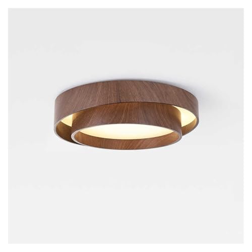 Plafonnier LED en noyer : créez une ambiance cosy dans votre salle à manger