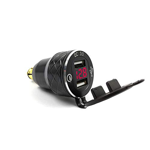 KingBra Quick Charge 3.0 Dual USB Charger Waterproof USB Car Power Outlet