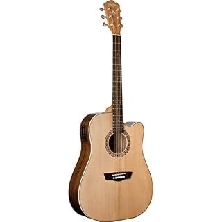 Guitare Washburn Folk Harvest D7SCE natural - Les Beatles, Paul McCartney, John Lennon, RIngo Starr, George Harrison Guitare Washburn Folk Harvest D7SCE natural – Image 3