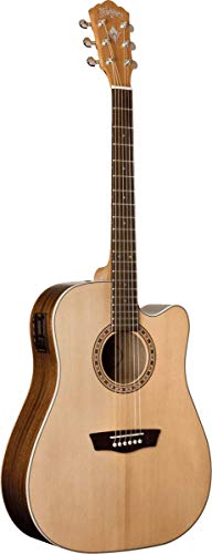 Guitare Washburn Folk Harvest D7SCE natural - Les Beatles, Paul McCartney, John Lennon, RIngo Starr, George Harrison Guitare Washburn Folk Harvest D7SCE natural – Image 4