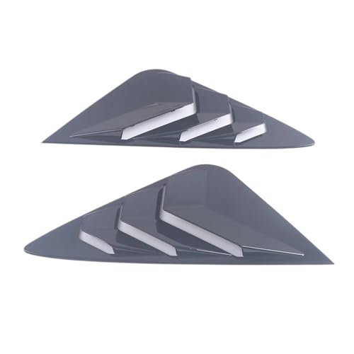 Pannello di ventilazione laterale con tendina parasole per finestrino posteriore adatto per Toyota Venza, adatto per Harrier 2021-2024 Car Side Rear Window Louver Cover Side Window Scoo(Model A)