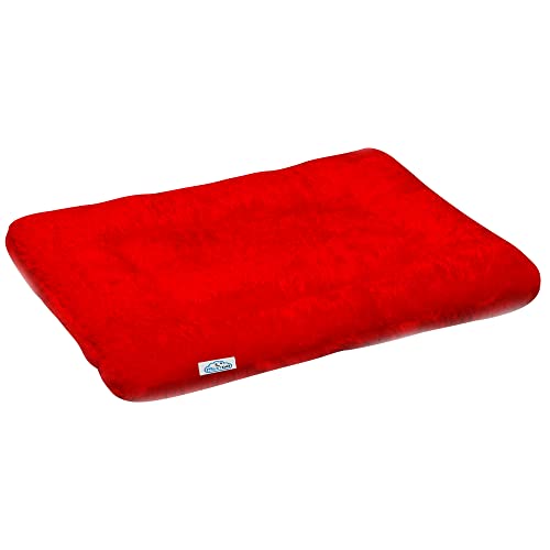 Image of NEXTGO Floor Seat Cushions Yoga Meditation Mat Pooja aasan Soft Extra Comfortable Feather Touch Last Long Upto Washable Material Size 24 x 30 Inch 2 x 2.5 Fit Color RED