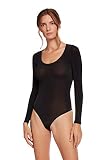Wolford Damen Body Buenos Aires String Body,Frauen String-Body,Basic,Langarm-Oberteil,Rundhals-Ausschnitt,figurbetont,transparent,Black,M (Medium)