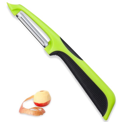 Potato Peeler, Stainless Steel Rotary Vegetable Peeler for Kitchen Fruits Orange Carrots Eggplant Sugar Cane Mango Cucumber