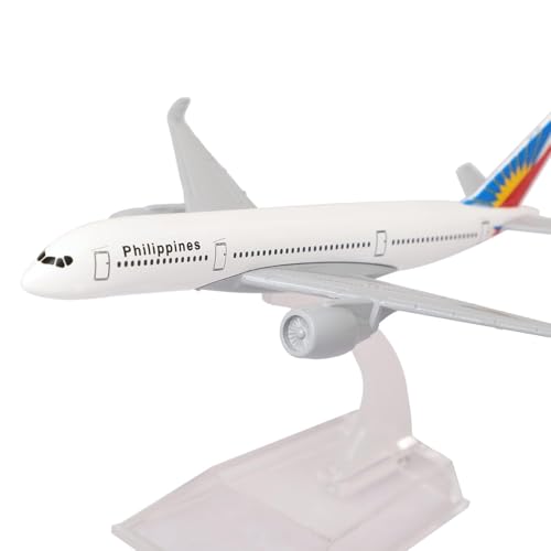 Image of Toys Uncle Diecast Aeroplane Scale Model, (A350 Philippine, 16 cm)