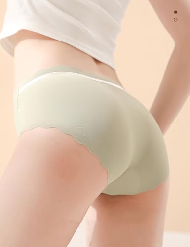 Kiench Teen Girls Seamless Underwear Bikini No Show Panties Pack of 63