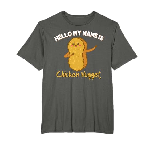Hello my name is Chicken Nugget Kostüm für Kinder T-Shirt