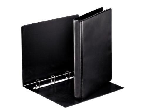 Esselte Panorama Ring Binders A4, 25 mm Black - Carpeta de cartón (25 mm Black, Negro, 44 x 260 x 318 mm, 2,5 cm)