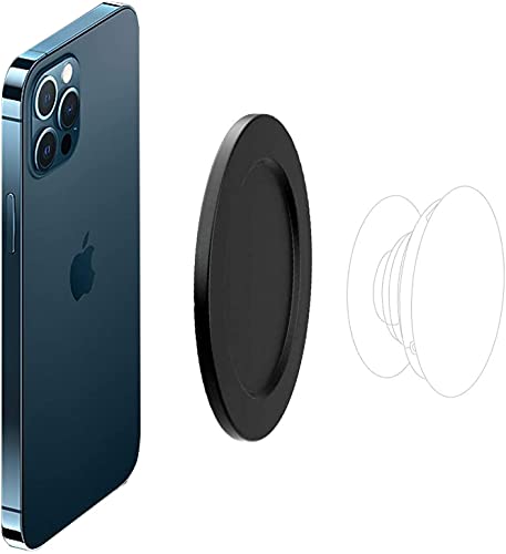 Kuaguozhe für Magsafe Pop Base, Magnet Base für Socket/Grip/Telefonringhalter, kompatibel mit Magsafe Case und iPhone 14/13/ iPhone 12/12 Pro Max / 12 Pro / 12 Mini für DJI OM 5/4 / 4 SE (Schwarz) Cover