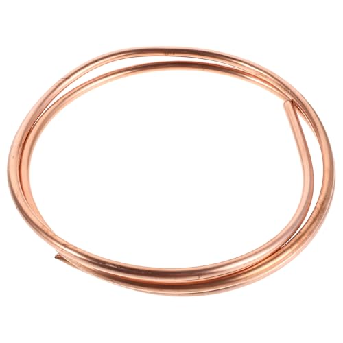 JEWEDECO Copper Tubing 5mm Od X 4mm Id Soft Pure Copper Coil 1 Meter for Hvac Refrigeration System Air Conditioner DIY Industrial and Residential Ac