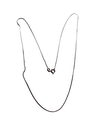 Collier en argent 925 SNAKE de 60 cm, l'éclat durable de l'argent sterling massif