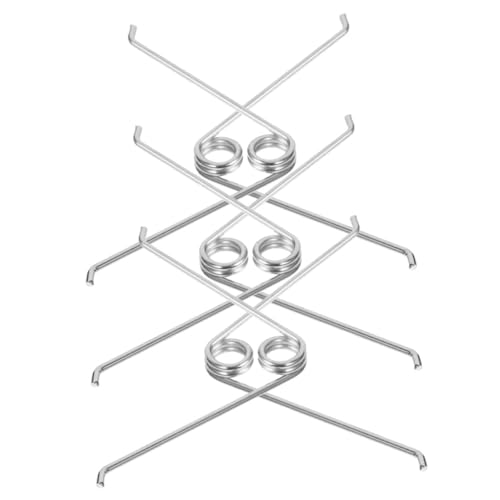 SUPVOX Muelles de Repuesto para Tijeras de Podar Manuales de Acero Inoxidable Juego de 6 Piezas Tipo V Accesorios para Podadoras de Jardinería Flexibles y Resistentes para Reemplazo