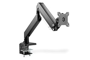 DIGITUS Single Gasdruckfeder Monitor Tisch-Halterung 35", 15 kg max. schwarz