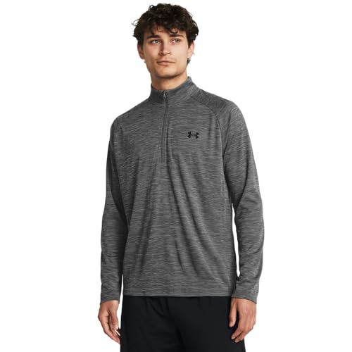 Amazon.com: Under Armour Men's Tech Textured Half Zip Long