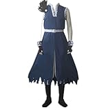 ECMRAD Dragon Slayer Gajeel Redfox Outfit Cosplay Costume Custom Made+Gloves Any Size (Female, S)