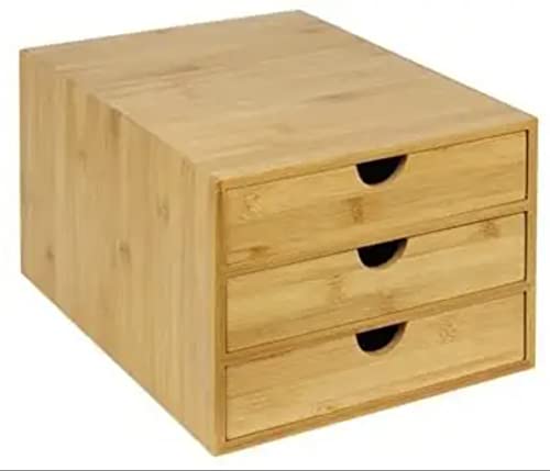 HYGRAD BUILT TO SURVIVE Drawer Bamboo Home Office Desktop Tidy A4 Sturdy Stationary Storage...