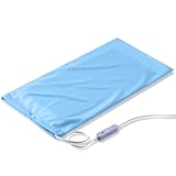 Boncare® Stay-On Large Vinyl Electric Heating Pad for Neck and Shoulders and Back Without Auto-Off, Low & High Heat Levels, Waterproof Hot Heat Pad with Washable Cover (12”x24”, 1-Pack)