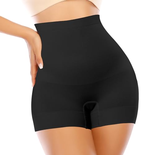 Image of Werena Seamless Slip Shorts for Women Under Dress Shaping Boyshorts Panties Tummy Control Shapewear