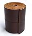 Jeereal Full Grain Leather Strap 2.0mm Thick Cord Braiding String for Crafts/Tooling/Workshop Handmade (Bourbon Brown, 1.5