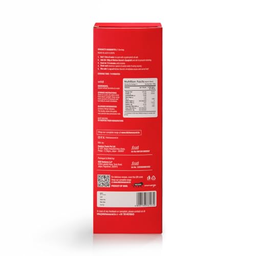 Image of Kitchen Secret Spaghetti Pasta 500gm Pack of 2-100% Durum Wheat Semolina, Fresh Pasta with High in Protein & Fiber, 100% Eggless, No Maida & No Preservatives, Easy To Cook Italian Dish Anytime