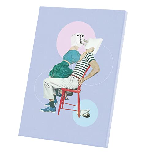 Toile imprimée Saint Valentin cadeau couple art surréalisme