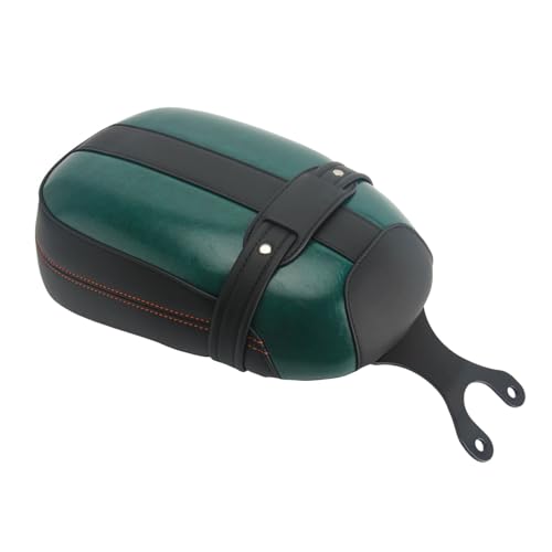 Dossier de Passager Amovible pour Indian Scout en similicuir bicolore noir et vert