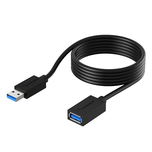 Ya en mundofriki.es: SABRENT Cable de Extensión USB 3.0 de 1.80 M | Cable USB Tipo A Macho a Hembra | Alta Velocidad hasta 5Gbps | para Cámara, Teclado, Hub, Pendrive, Disco Externo [CB-3060]