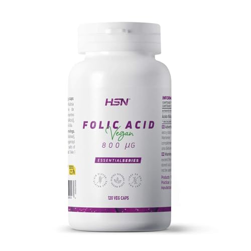 HSN Ácido Fólico 800 MCG - 120 Cápsulas