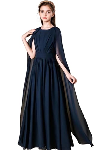 Chiffon Junior Bridesmaid Dresses for Girls Flutter Sleeves Pageant Formal Gown Party Wedding Flower Girl Dress3