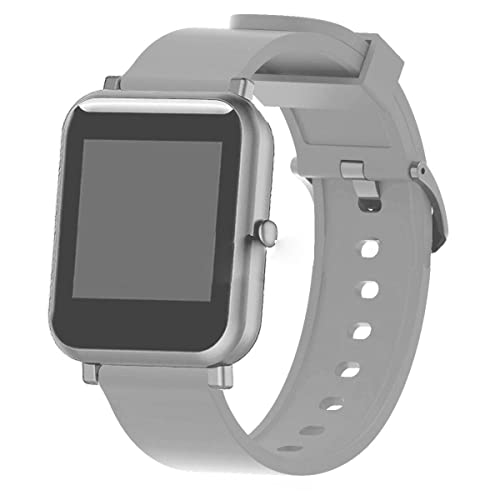 [TRIPLE RIVER] For GARMIN Venu Sq 2/Sq 2 Music �����o���h ���v�o���h �V���R�� For �K�[�~�� Quick Release ��20mm Sports(�O���[)