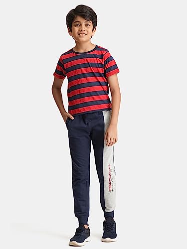 Image of Urbano Juniors Boy's Regular Fit Cotton Jogger Track Pants Stretch
