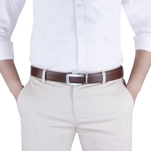 Image of Labnoft Men's PU Leather Auto-lock Belt