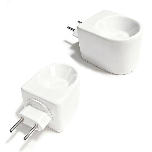 Diffuseur d'huiles essentielles en céramique - Blanc Original | Diffuseur électrique réglable...