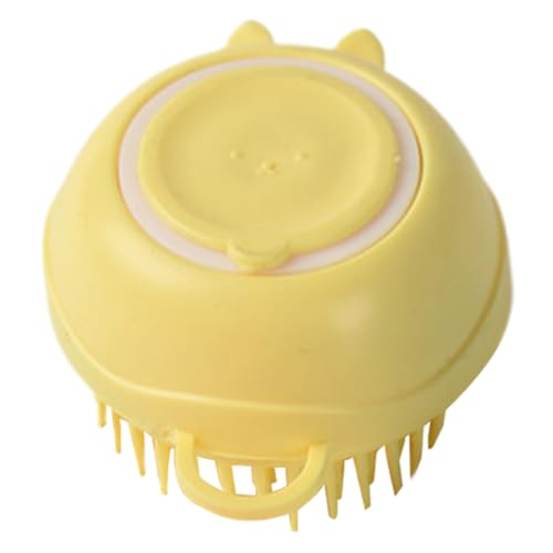 Bollisate Cepillo De Baño Para Perros - Estropajo De Silicona En Forma De Conejito | Cepillo Para El Aseo De Gatos | Para Masaje Lavado Aplicación De Champú Cuidado Del Pelaje Mascotas Gatos Y